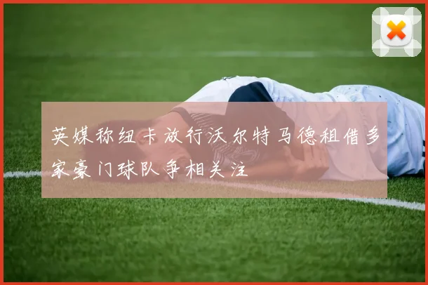 英媒称纽卡放行沃尔特马德租借多家豪门球队争相关注